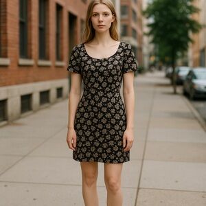 RandiMae Collection dress size 4 Gorgeous fall dress. Maroon Back-Zip Dress